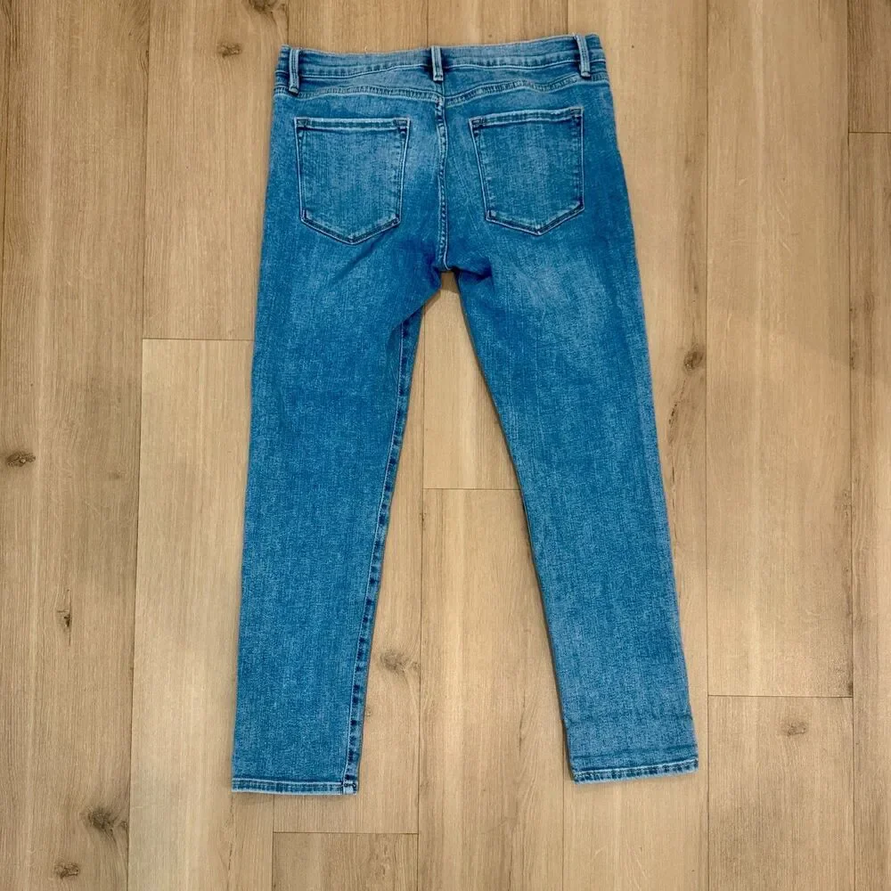 FRAME Le Garcon Mid-Rise Stretch Skinny Jeans - Women's 28 - EUC - Picture 4 of 5